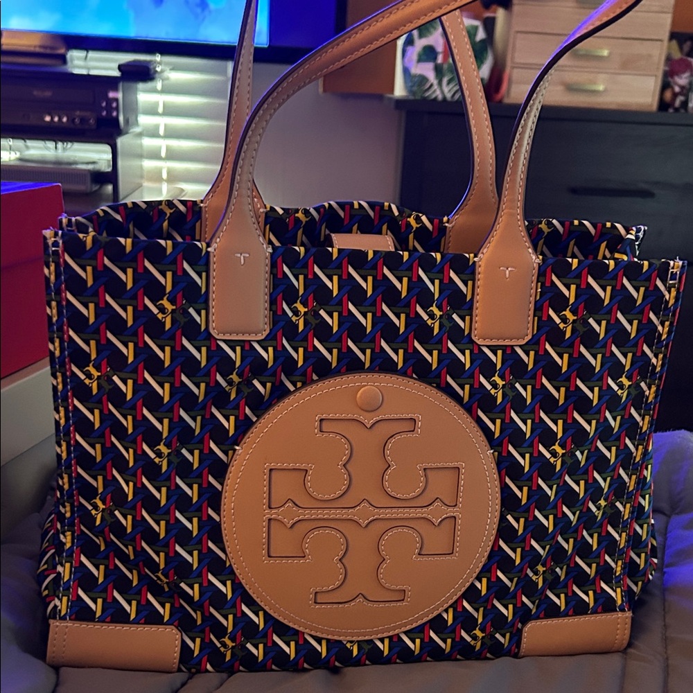 Tory Burch Colorful Patterned Tote